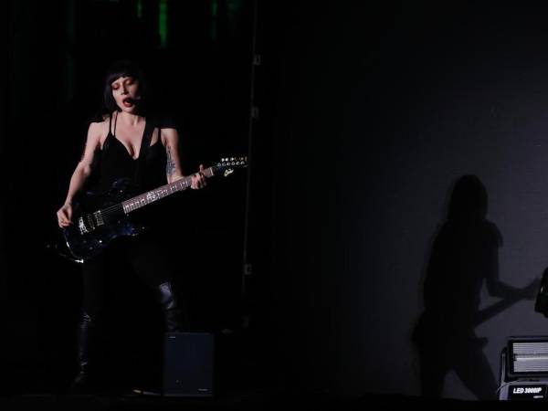 La cantante y compositora estadounidense Lady Gaga participa en un ensayo, previo a su concierto, en Río de Janeiro (Brasil). Imagen de archivo.