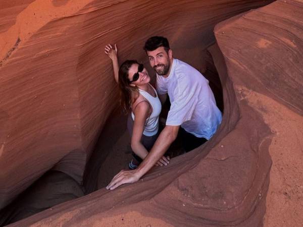 Gerard Piqué y Clara Chía.