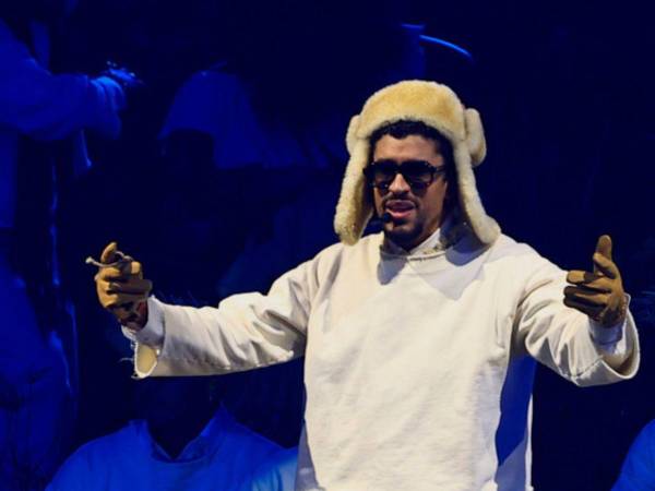 Fotografía de archivo del 20 de septiembre de 2025 de Bad Bunny durante una presentación en el Coliseo de Puerto Rico, en San Juan (Puerto Rico).