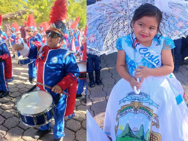 Con patriotismo y alegría, estudiantes de diversas escuelas desfilaron este sábado 13 de septiembre por las principales calles de Nacaome, Valle, zona sur de Honduras.
