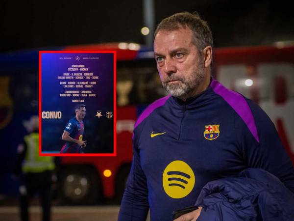 Hansi Flick confirmó la convocatoria del Barcelona para el partido contra el Slavia Praga en la Champions League.