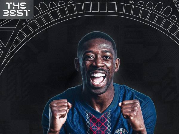 Ousmane Dembélé fue elegido como el mejor jugador del año.