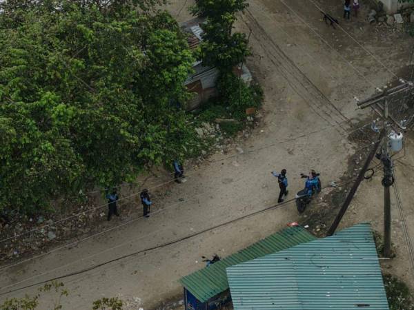 El uso de drones por parte de la Policía Nacional ha fortalecido el monitoreo aéreo en tiempo real en distintos sectores de San Pedro Sula.
