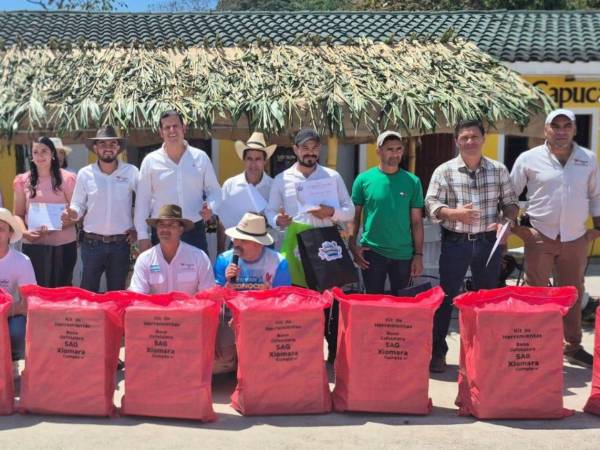 Productores participantes en la 18ª edición del festival “Te Van a Conocer Compa” en Copán.