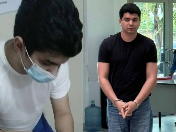 Fotos de Emilio René Godoy Cribas, un masajista que, según el Ministerio Público, se hacía pasar por quiropráctico, sin estar acreditado en el Colegio Médico de Honduras.