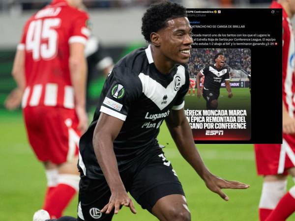 Dereck Moncada se destapó con golazo en la UEFA Conference League y las redes se desataron. Esto dicen del hondureño.