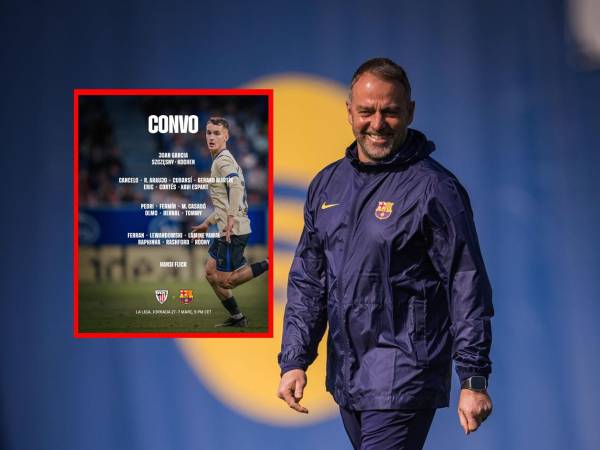 Hansi Flick viaja con novedades en la convocatoria del Barcelona a Bilbao para enfrentar al Athletic Club.