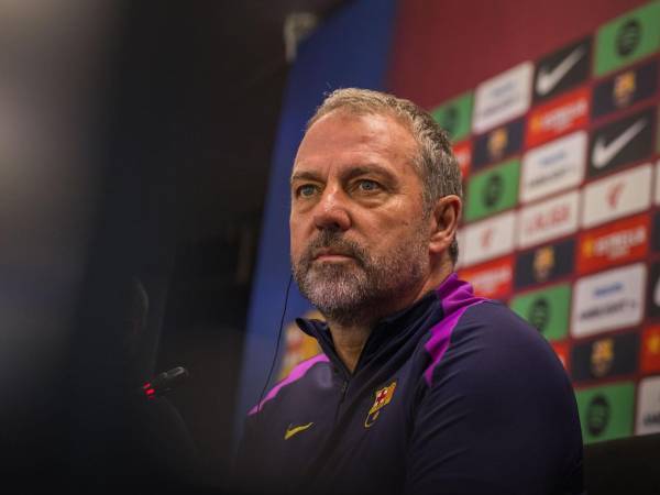 Hansi Flick compareció en rueda de prensa en la previa del partido del Barcelona contra el Villarreal.