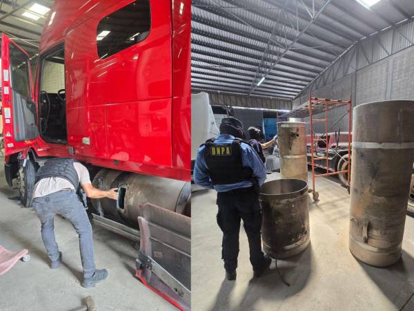 Agentes de la Dirección Nacional Policial Antidrogas (DNPA) descubrieron este viernes un taller de reparación de vehículos de carga pesada donde, según las investigaciones, se modificaban cabezales para ocultar droga en compartimientos secretos.
