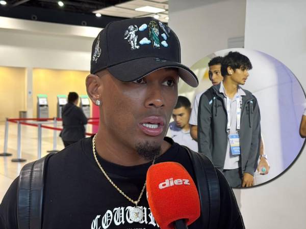 Deybi Flores previo a su salida del país tras su participación con Honduras en la Nations League de Concacaf.