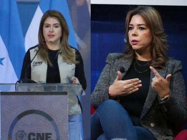 Cossette López, consejera del Consejo Nacional Electoral (CNE) y la designada presidencial, María Antonieta Mejía.