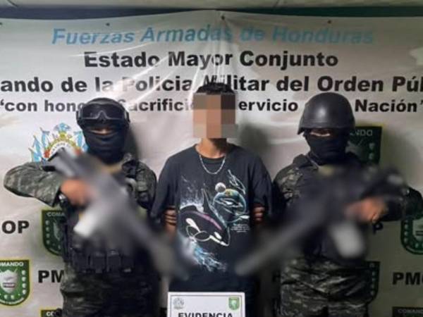 Arrestan a presunto integrante de la MS-13 durante operativo antidrogas en Tegucigalpa.
