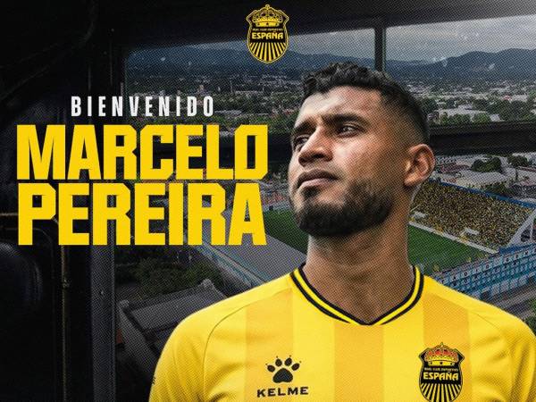 Marcelo Pereira fue anunciado como nuevo fichaje del Real España.