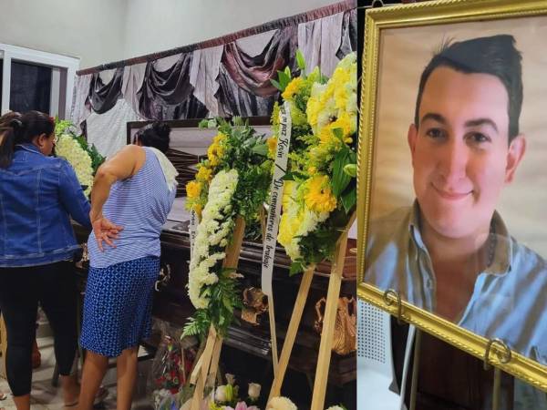 Amigos y familiares despidieron al juez de policía Kevin Martínez con dolor y exigencia de justicia.