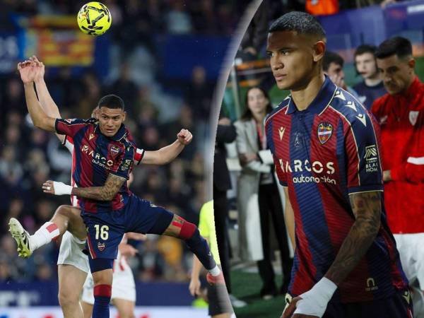 El hondureño Kervin Arriaga fue titular en la derrota del Levante contra Athletic Club de Bilbao, pero no pudo terminar el partido y no salió para el segundo tiempo.