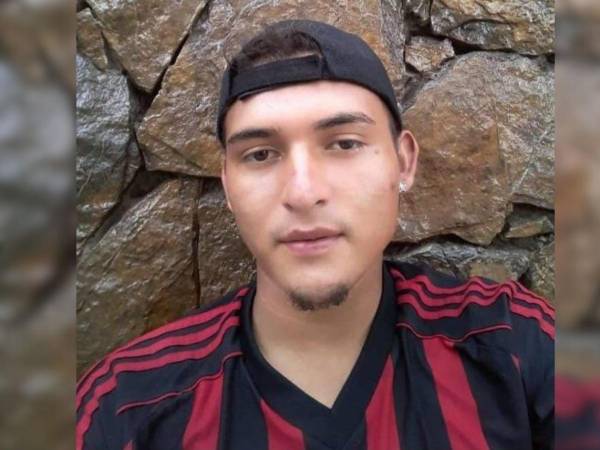 Fotografía en vida de Marlon Danilo García Alemán, de 24 años de edad.