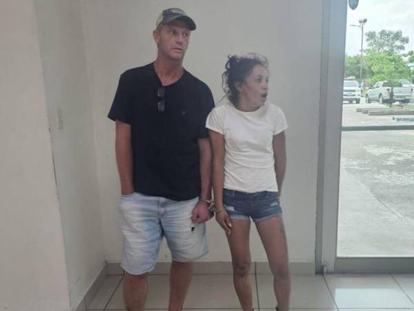 Winchester Gid James, de nacionalidad canadiense, y Leyla Gelsomina Matute, fueron remitidos al centro penal de El Progreso, Yoro.