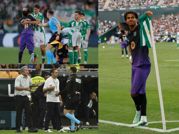 En imágenes la nueva goleada del Barcelona 2-5 contra el Betis en la novena jornada de la Liga Española 2026-2027, con polémica y un Lamine Yamal encendido que se salvó de ser expulsado.
