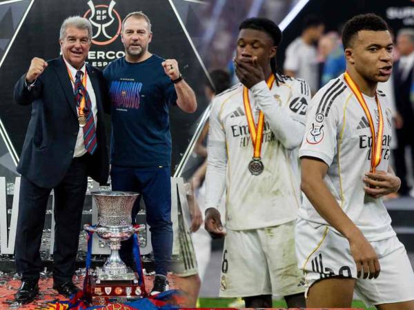 Laporta respondió sobre la polémica que generó Mbappé en la final de la Supercopa.