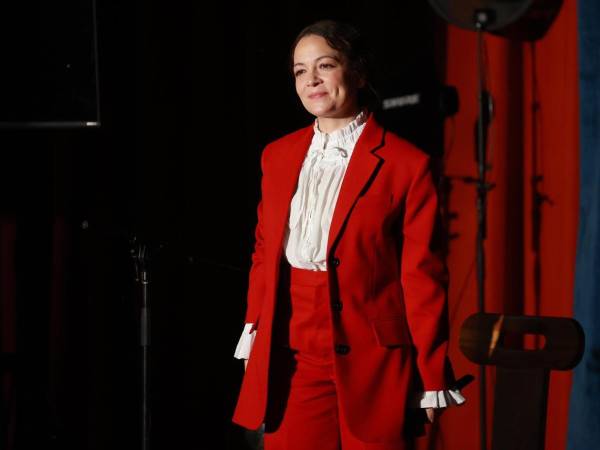 La cantante mexicana Natalia Lafourcade, posa durante la presentación de su nuevo disco este martes, en la Ciudad de México.