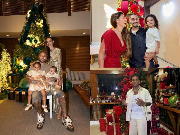 Estas son las imágenes que compartieron los futbolistas de todo el mundo durante la Navidad 2025.