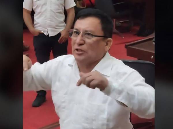 El diputado Bartolo Fuentes representa al partido Libre en el departamento de Yoro.