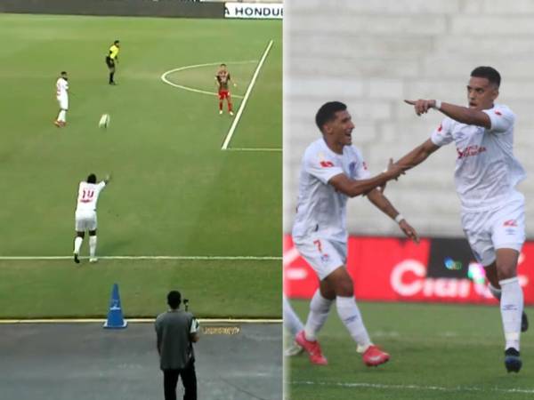 El uruguayo Emanuel Hernández anotó de cabeza tras un saque de banda de su compatriota Marcos Montiel para el triunfo de Olimpia ante Marathón.