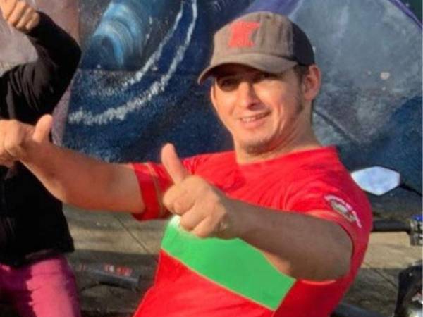 Fotografía en vida de Óscar Adonay Lara, de 32 años.