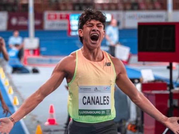 Josué Canales el deportista catracho que está a un paso de ganar con España el Mundial de Atletismo.