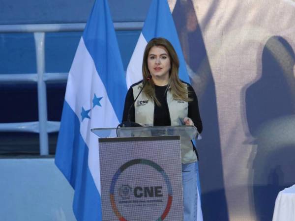 Cossette López, consejera presidenta del Consejo Nacional Electoral (CNE).