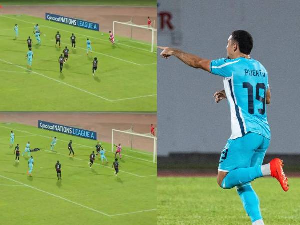Así fue el primer gol de Erick 'Yío' Puerto con la Selección de Honduras en su debut ante Martinica.