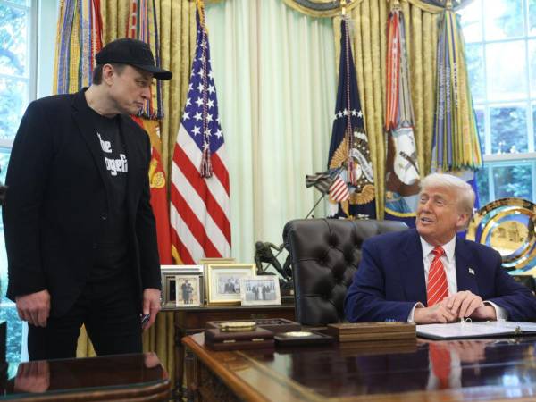 El presidente Donald Trump describió a Elon Musk como un amigo