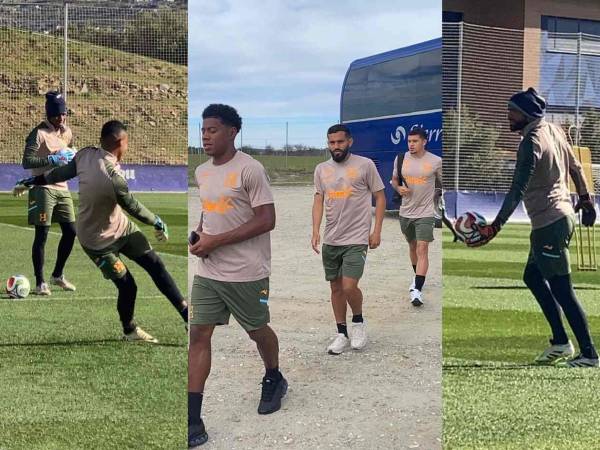 La Selección de Honduras reallizó este jueves su tercer entrenamiento de cara al amistoso ante Perú en España.