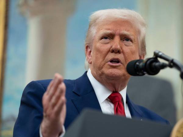 Donald Trump, presidente de Estados Unidos, durante un evento oficial.