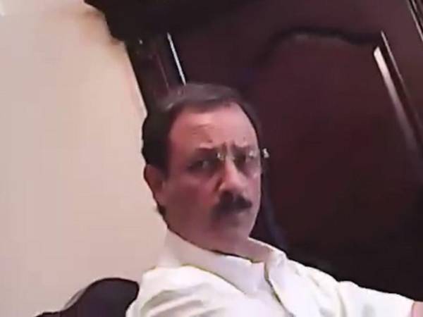 El diputado hondureño Mauricio Villeda en el video.