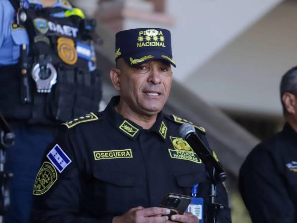 Rigoberto Oseguera Mass, director general de la <b>Policía Nacional.</b>