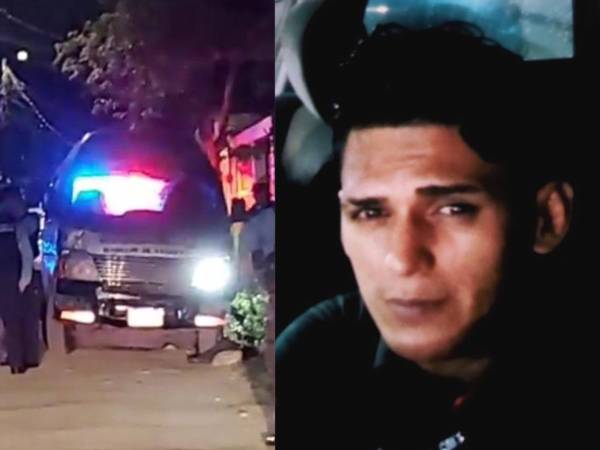 A la derecha, foto en vida de Walter Noé García Velásquez, el conductor de rapidito que fue asesinado en kla colonia La Pradera.