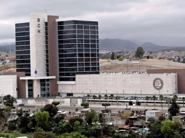 Oficina principal del Banco Central de Honduras en Tegucigalpa.