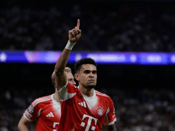 Luis Díaz celebrando el gol ante el Real Madrid.