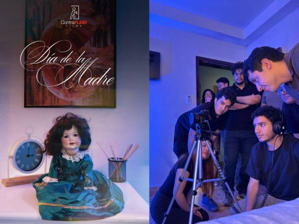 Jóvenes universitarios apuestan por el cine hondureño.