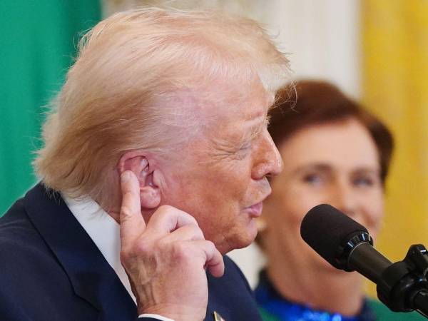 Fotografía de archivo en la que se registró al presidente de Estados Unidos, Donald Trump.