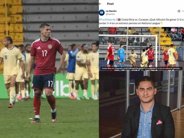 La prensa tica reacciona avergonzada y dolida tras la derrota de Costa Rica que perdió 3-4 luego de estar 3-0 arriba contra Curazao en el inicio de la Concacaf Nations League. ¡Piden la salida del culpable!