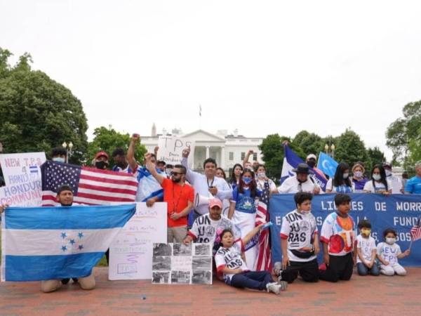 Hondureños amparados en el TPS protestaron en varias ciudades de Estados Unidos