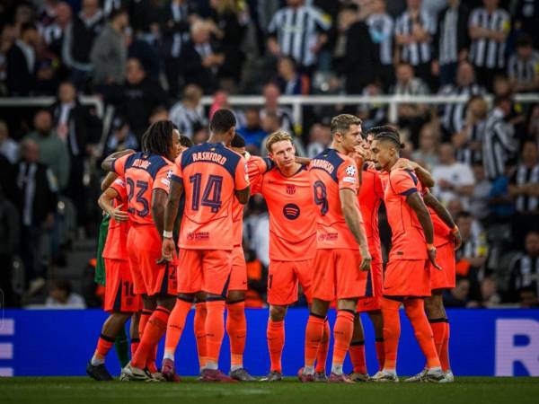 Jugdores del Barcelona.