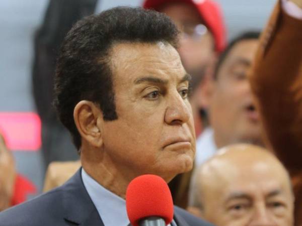 Salvador Nasralla, candidato presidencial del Partido Nacional.