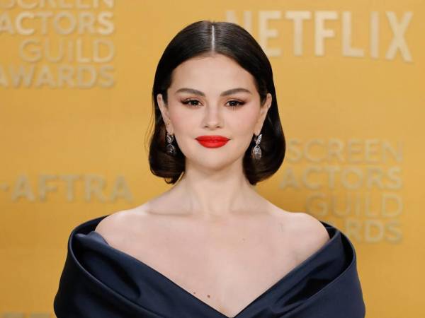 La actriz y cantante Selena Gómez en la pasada gala de los SAG Awards.