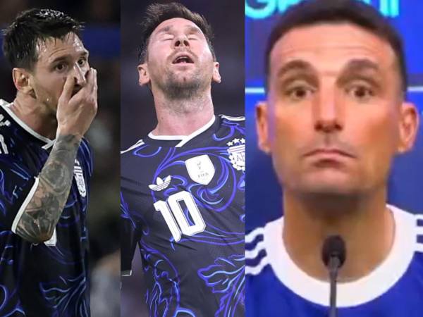 Messi se ha despedido del pueblo de Argentina en un partido ante Zambia que tuvo curiosas escenas .