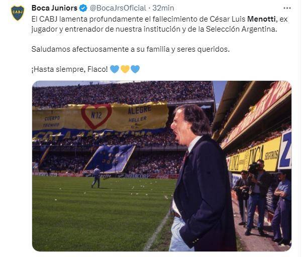 Argentina y el mundo del fútbol lloran la muerte de Menotti