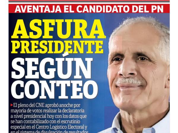 Asfura presidente, según conteo