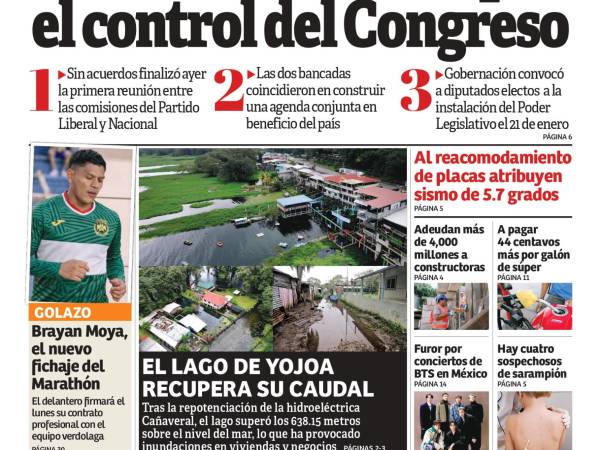 Intensos cabildeos por el control del Congreso